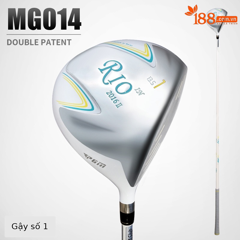Gậy đánh golf driver PGM RIO thế hệ 2 cho nữ mới bắt đầu, dài 111.76 cm — Nữ số 1 gỗ, Nữ số 3 gỗ, Gỗ Nữ Số 5, Thanh Sắt Nữ