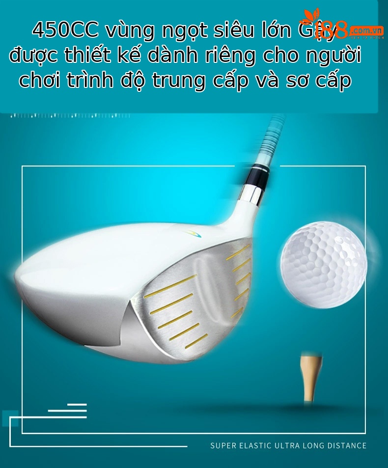 Gậy đánh golf driver PGM RIO thế hệ 2 cho nữ mới bắt đầu, dài 111.76 cm — Nữ số 1 gỗ, Nữ số 3 gỗ, Gỗ Nữ Số 5, Thanh Sắt Nữ chi tiết 3