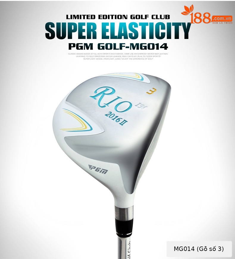 Gậy đánh golf driver PGM RIO thế hệ 2 cho nữ mới bắt đầu, dài 111.76 cm — Nữ số 1 gỗ, Nữ số 3 gỗ, Gỗ Nữ Số 5, Thanh Sắt Nữ chi tiết 9