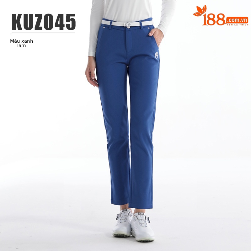 Kuz045 lót nhung-màu xanh