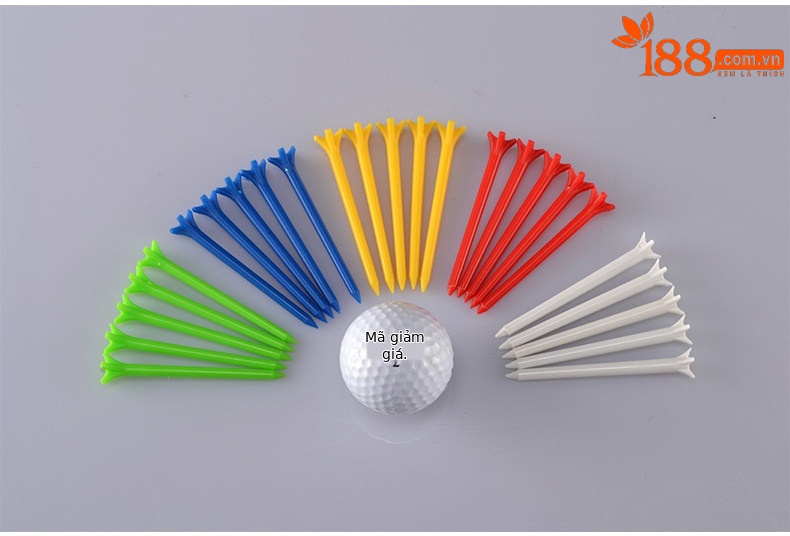 Bộ tee golf nhựa nhiều kiểu dáng và kích thước — 1 cái (màu sắc vận chuyển ngẫu nhiên) chi tiết 8