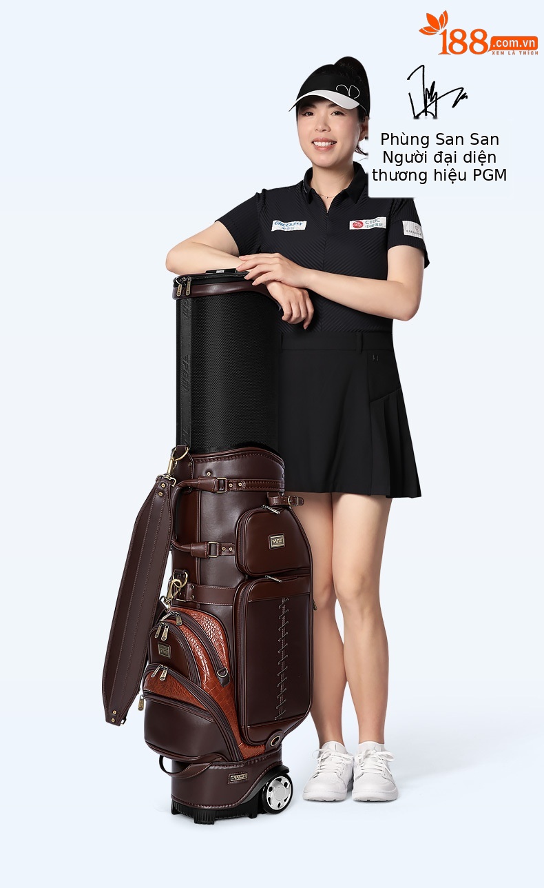 Túi golf PGM SR II da sợi nhỏ có ròng rọc, ống lồng đa năng, cao 125 cm — Túi che mưa kính thiên văn QB044: Đen, Túi che mưa kính thiên văn QB044: Nâu chi tiết 3