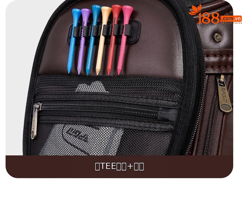 Túi golf PGM SR II da sợi nhỏ có ròng rọc, ống lồng đa năng, cao 125 cm — Túi che mưa kính thiên văn QB044: Đen, Túi che mưa kính thiên văn QB044: Nâu chi tiết 17