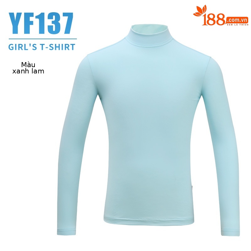 Set áo quần chống nắng mùa hè cho bé gái chất lụa băng thoáng khí — YF137 màu xanh lam, YF137 màu hồng, YF137 màu trắng, YF137 màu xám