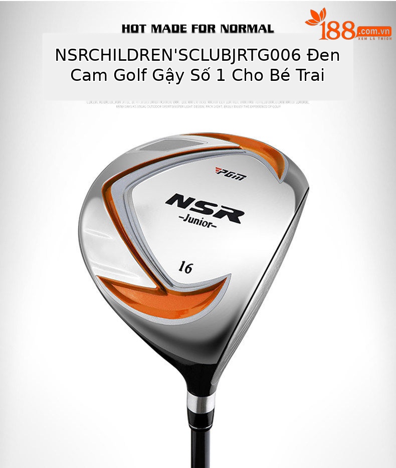 Bộ gậy golf trẻ em PGM 6 món cho người mới bắt đầu, phiên bản nhẹ, phù hợp chiều cao 95–155 cm — JRTG006 xanh lam [95-115cm], JRTG006 xanh lam [115-135cm], JRTG006 xanh lam [135-155cm], JRTG006 đen cam [95-115cm] chi tiết 27