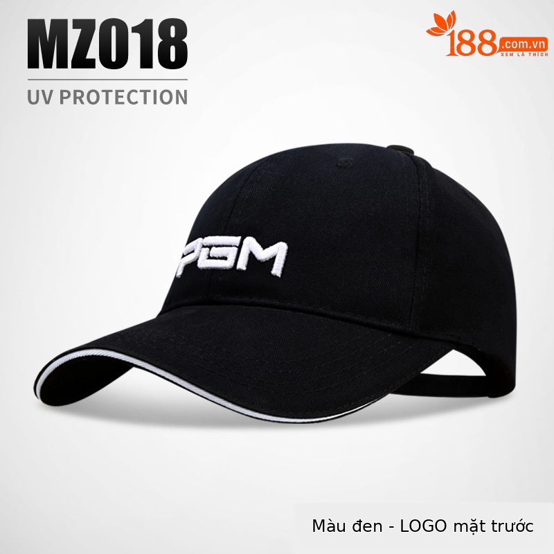 MZ018 đen (thêu logo mặt trước)