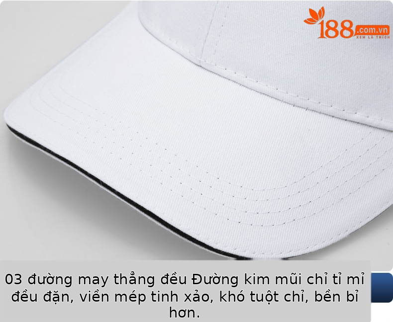 Mũ lưỡi trai golf PGM unisex chống nắng thể thao — MZ018 đen (thêu logo bên), MZ018 đen (thêu logo mặt trước), MZ018 trắng (thêu logo bên), MZ018 trắng (thêu logo mặt trước) chi tiết 12