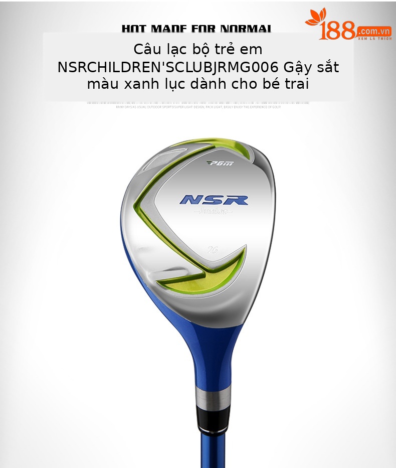Gậy đánh golf trẻ em PGM Junior NSR bộ gậy gỗ — Màu xanh lá cây # số 1 gỗ (95-115cm), Màu xanh lá cây # số 1 gỗ (115-135cm), Màu xanh lá cây # số 1 gỗ (135-155cm), Màu xanh lục # Năm gỗ (95-115cm) chi tiết 8