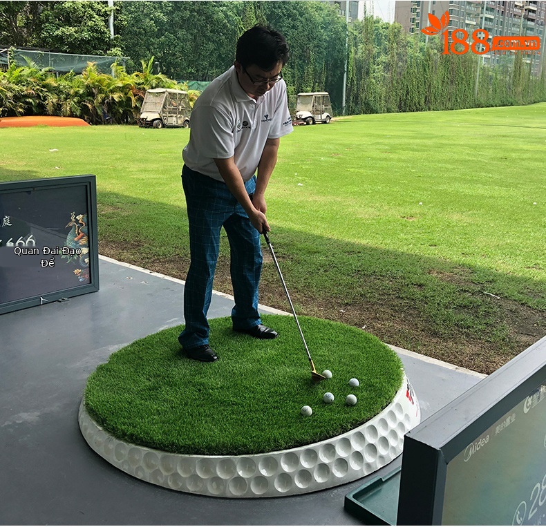 Đệm đánh golf xoay 360 độ PGM DJD018, đường kính 150 cm, có thể điều chỉnh độ dốc — 360 ° xoay độ dốc chi tiết 10