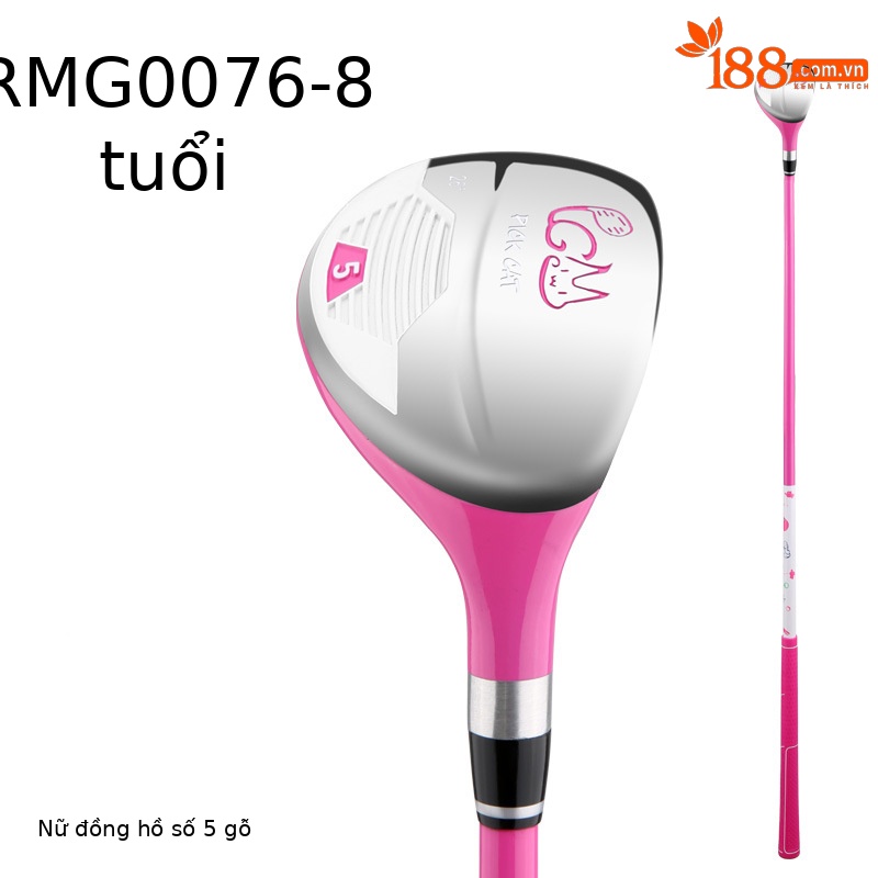 Gỗ số 5 màu hồng 6-8 tuổi