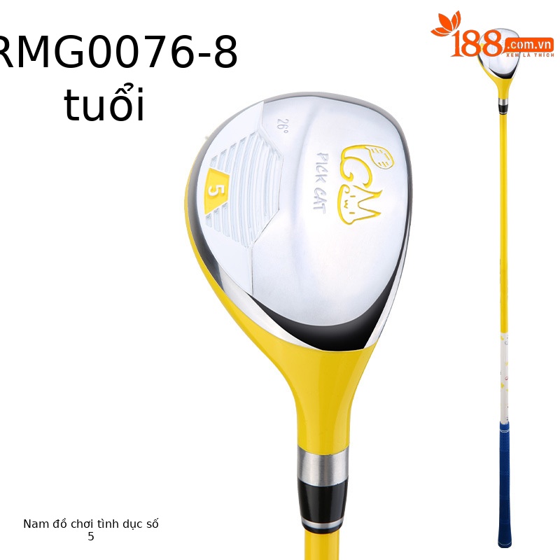Gỗ số 5 màu vàng 6-8 tuổi