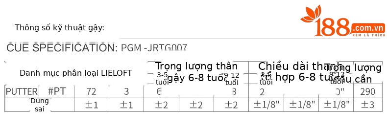 Gậy golf PGM cho bé trai và bé gái, gậy putter tập golf cho người mới bắt đầu, thân thép không gỉ — JRTuG007 đen đỏ 3-5 tuổi, JRTuG007 đen đỏ 6-8 tuổi, JRTuG007 đen đỏ 9-12 tuổi, JRTuG007 màu hồng 3-5 tuổi chi tiết 2