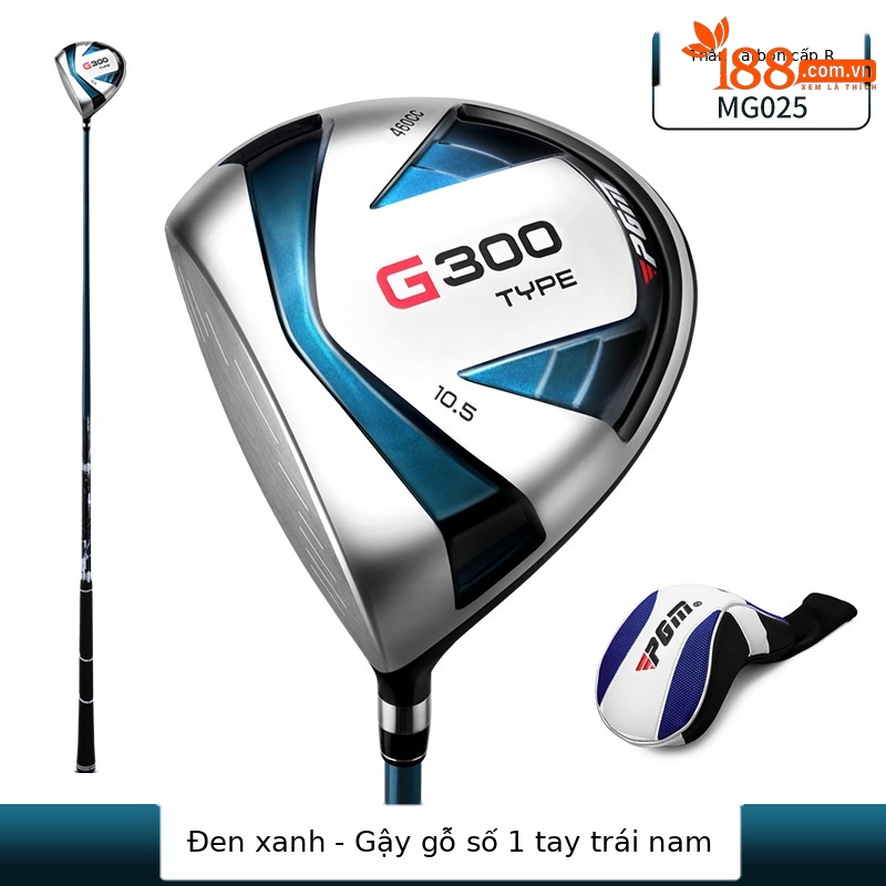 MG025 màu xanh đen-r tay trái số 1 gỗ