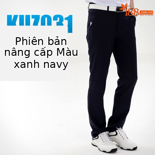 Quần golf nam ống thẳng thể thao mùa xuân hè PGM — Kuz031 màu xanh hải quân, KUZ031 xanh lam tinh khiết, KUZ031 trắng tinh