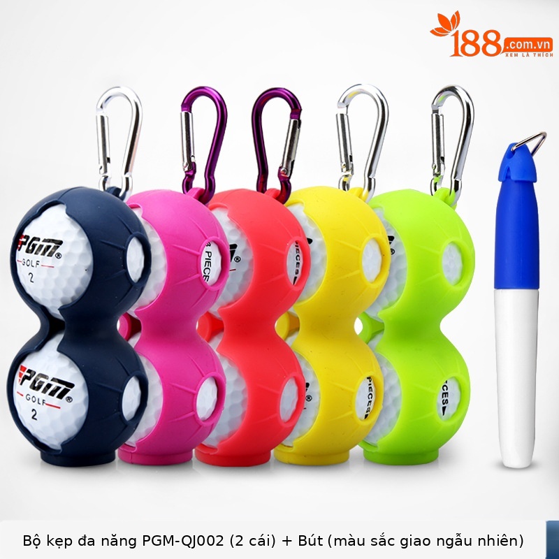 Bút bi đôi kẹp Bóng Silicon (Màu ngẫu nhiên)