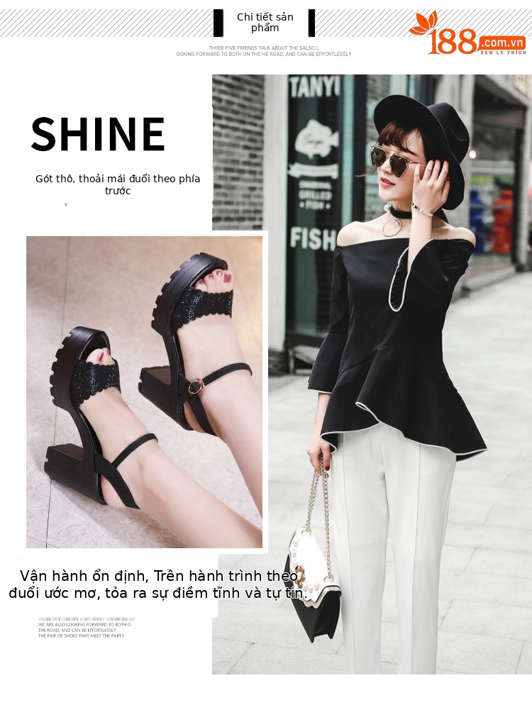 Sandal nữ đế xuồng cao gót siêu cao đính đá mũi hở, gót 13 cm — Đen 13cm, Vàng 10cm, Màu đen 10cm, Vàng 13cm chi tiết 5