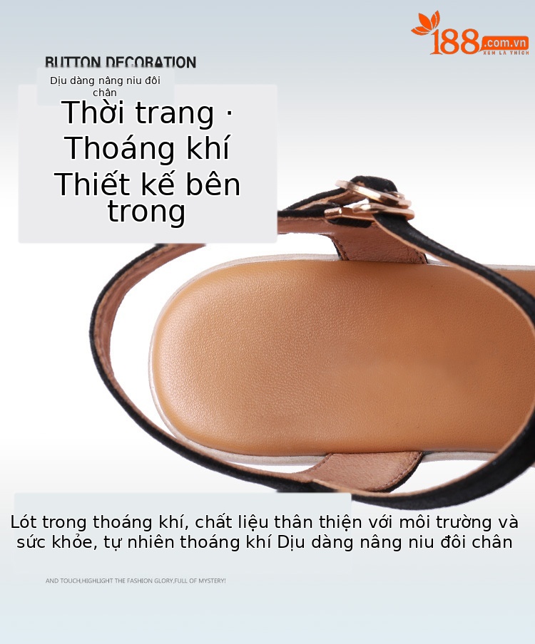 Dép nữ đế xuồng platform cao gót hở mũi mùa hè 2025 — Màu đen, Màu hồng, Màu mơ chi tiết 2