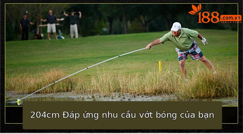 Dụng cụ vớt bóng golf PGM ống lồng tự do 2 mét — Thiết bị đánh bóng Đầu lò xo đôi LQQ005-8 chi tiết 4