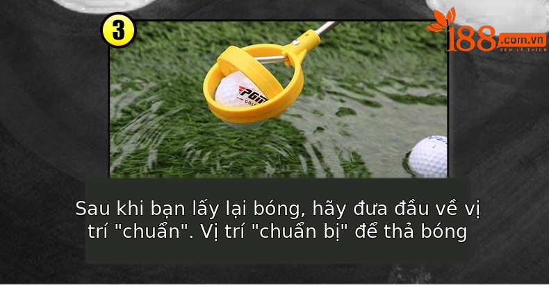 Dụng cụ vớt bóng golf PGM ống lồng tự do 2 mét — Thiết bị đánh bóng Đầu lò xo đôi LQQ005-8 chi tiết 8