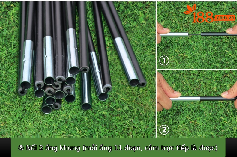 Lưới tập golf PGM trong nhà có lỗ cắt, khung lều dễ lắp, kích thước 2m hoặc 3m — [Gói] Lưới thực hành đệm 1x1.25 mét chi tiết 12