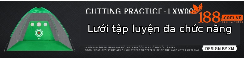 Lưới tập golf PGM trong nhà có lỗ cắt, khung lều dễ lắp, kích thước 2m hoặc 3m — [Gói] Lưới thực hành đệm 1x1.25 mét chi tiết 25