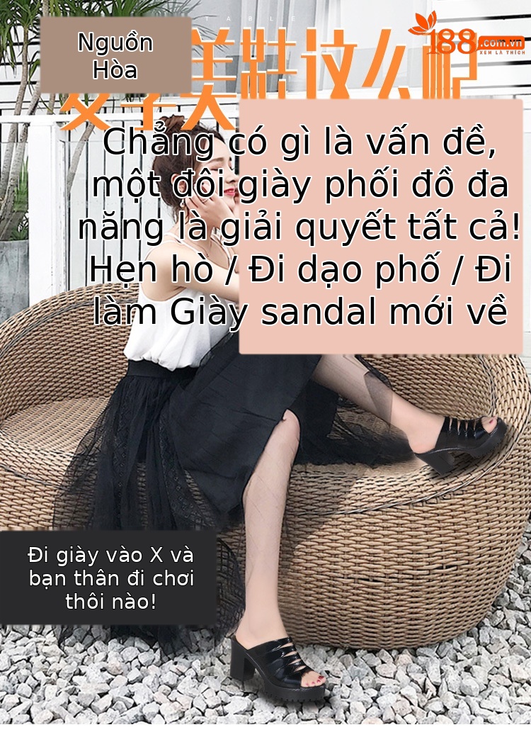 Dép sandal cao gót nữ mũi hở đế dày gót thô 13cm — Đỏ 13cm, Trắng 13cm, Bạc 8cm, Màu xanh lam 8cm chi tiết 1