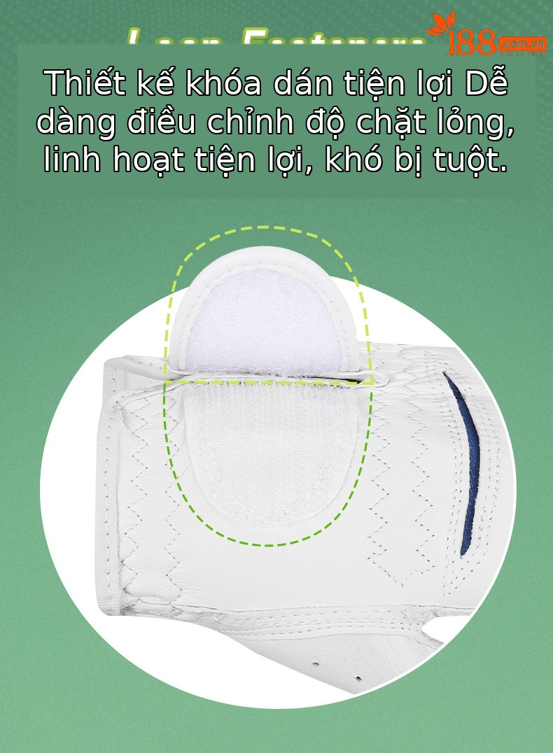 Găng tay golf trẻ em PGM da cừu nhỏ thoáng khí một đôi — 15 yard=M chi tiết 6