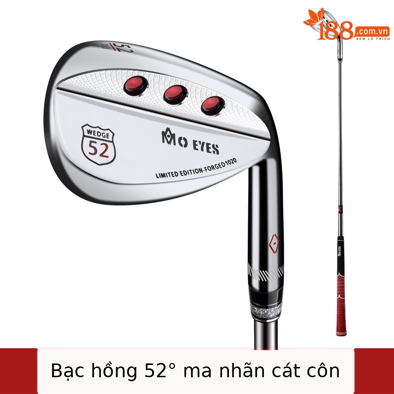 Gậy golf sand wedge Magic Eye thép không gỉ 52°/56°/60° — SG006 bạc đỏ 52 °, SG006 bạc đỏ 56 °, SG006 bạc đỏ 60 °, SG006 xanh bạc 52 °