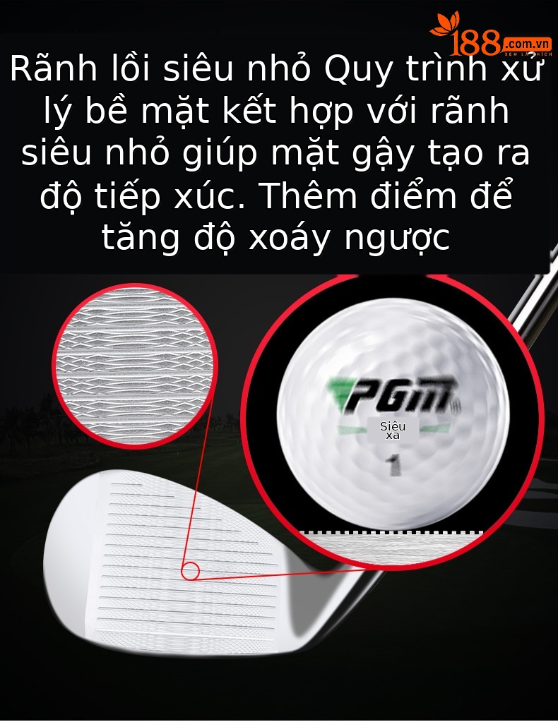 Gậy golf sand wedge Magic Eye thép không gỉ 52°/56°/60° — SG006 bạc đỏ 52 °, SG006 bạc đỏ 56 °, SG006 bạc đỏ 60 °, SG006 xanh bạc 52 ° chi tiết 3