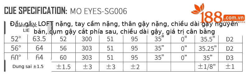 Gậy golf sand wedge Magic Eye thép không gỉ 52°/56°/60° — SG006 bạc đỏ 52 °, SG006 bạc đỏ 56 °, SG006 bạc đỏ 60 °, SG006 xanh bạc 52 ° chi tiết 5