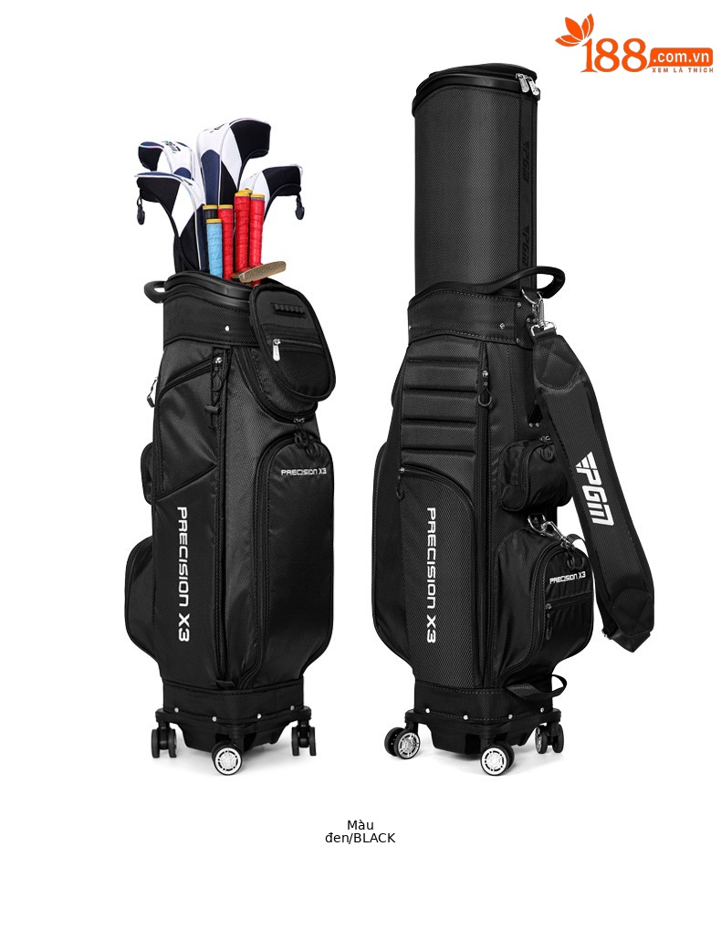Túi đựng gậy golf bốn bánh đa năng PGM dạng ống lồng, đẩy phẳng, sức chứa lớn — Túi kính thiên văn bốn bánh màu cam (không bao gồm che mưa), Túi kính thiên văn bốn bánh màu đỏ (không bao gồm che mưa), Túi kính thiên văn bốn bánh màu xám (không bao gồm che mưa), Túi kính thiên văn bốn bánh màu đen (không bao gồm che mưa) chi tiết 17