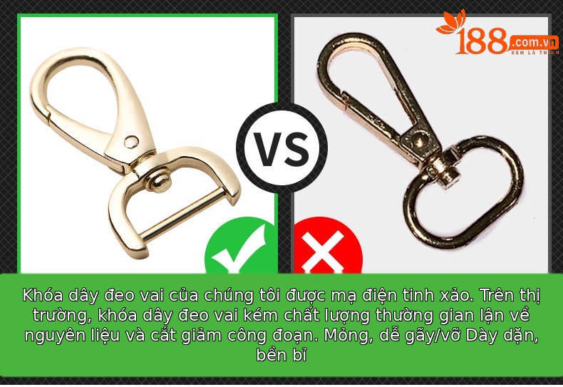 Túi đeo chéo nữ phong cách Pháp nhỏ gọn, kiểu dáng thời trang — Màu cà phê chi tiết 2