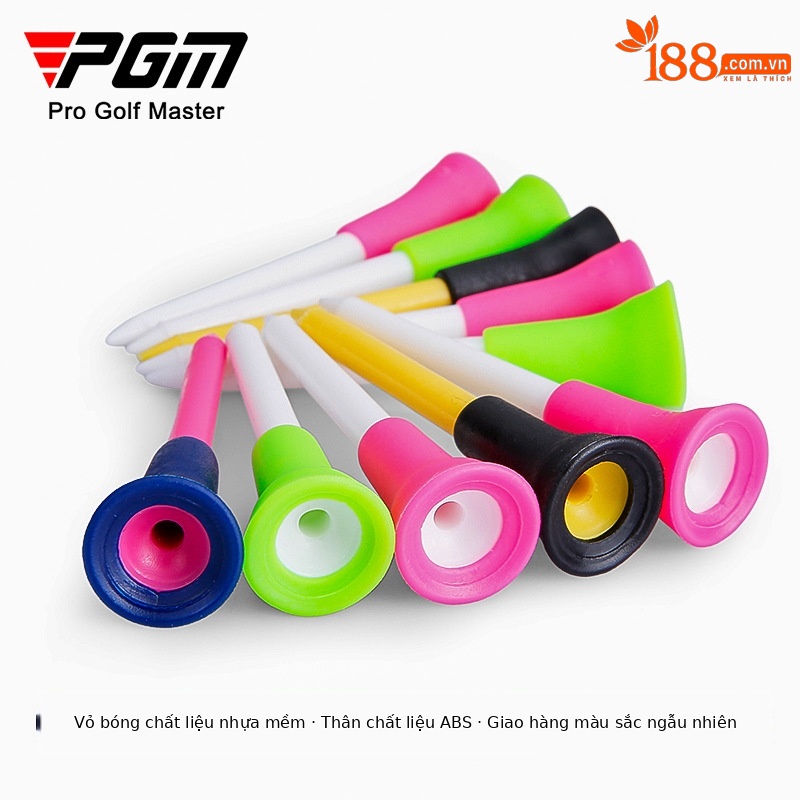 Bộ Tee Golf PGM bằng nhựa mềm có tay áo bóng — (Màu sắc giao hàng ngẫu nhiên)