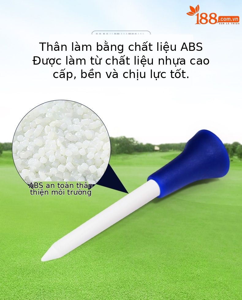 Bộ Tee Golf PGM bằng nhựa mềm có tay áo bóng — (Màu sắc giao hàng ngẫu nhiên) chi tiết 3