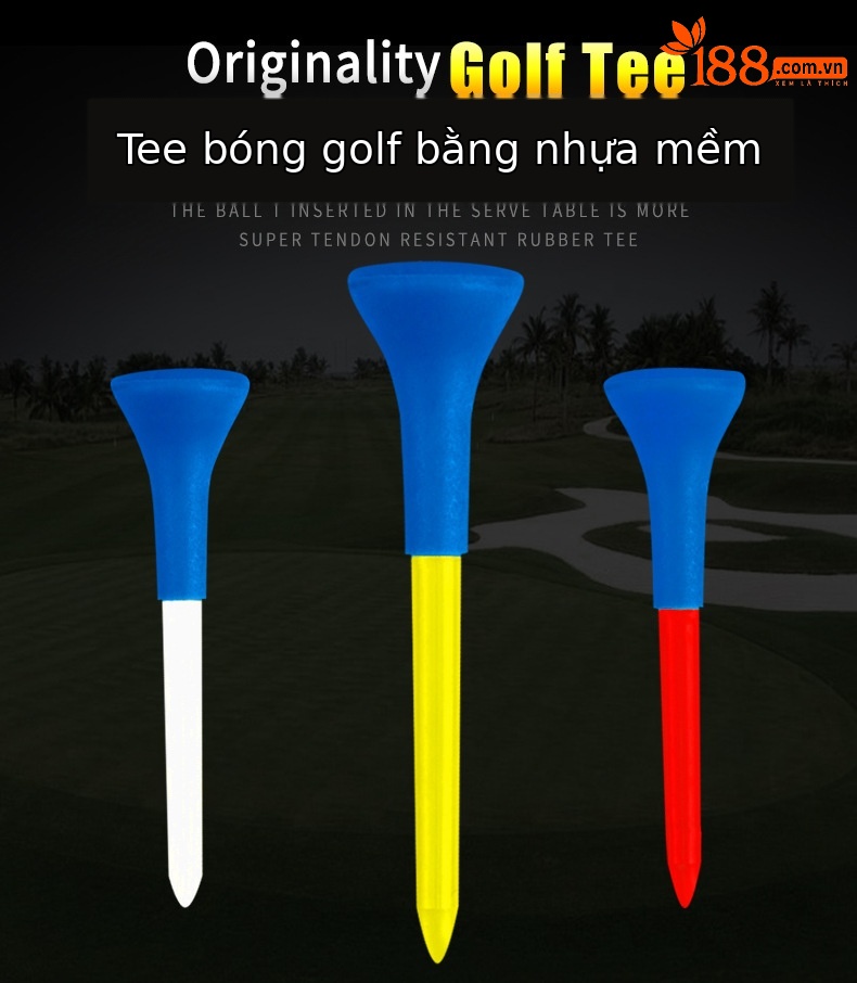 Bộ Tee Golf PGM bằng nhựa mềm có tay áo bóng — (Màu sắc giao hàng ngẫu nhiên) chi tiết 12
