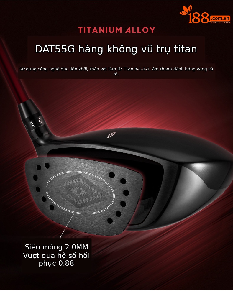 Gậy golf Magic Eye số 1 gỗ titan có thể điều chỉnh góc — Trục-cấp SR chi tiết 4