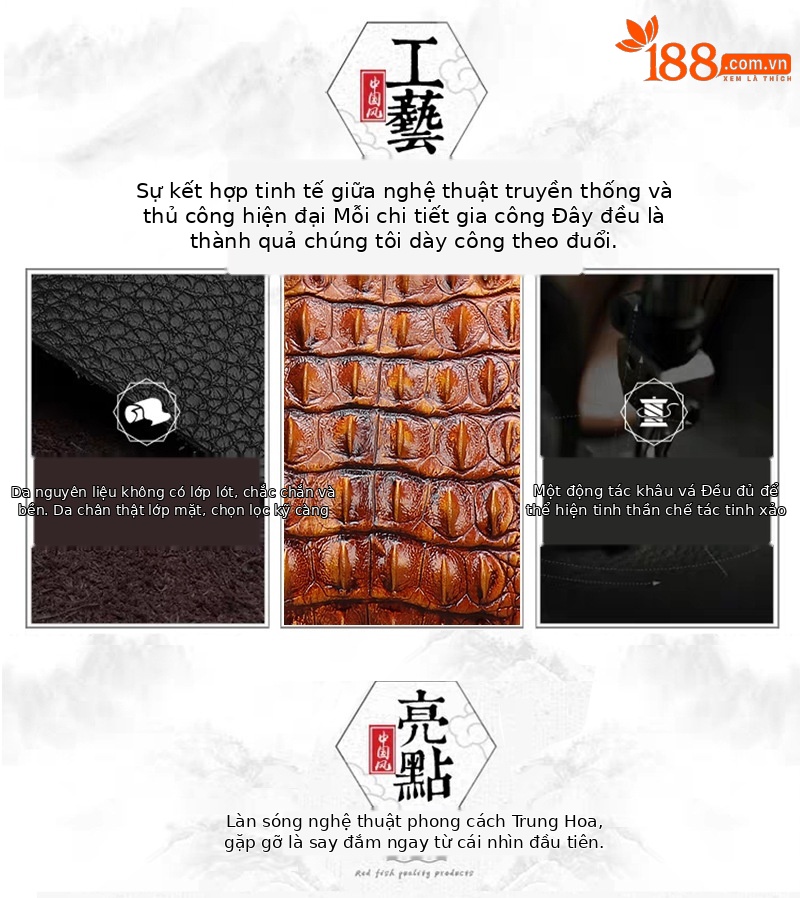 Túi đeo vai da retro nữ công suất lớn đa năng — Màu đen, Vàng cổ điển, Đỏ cổ điển chi tiết 5