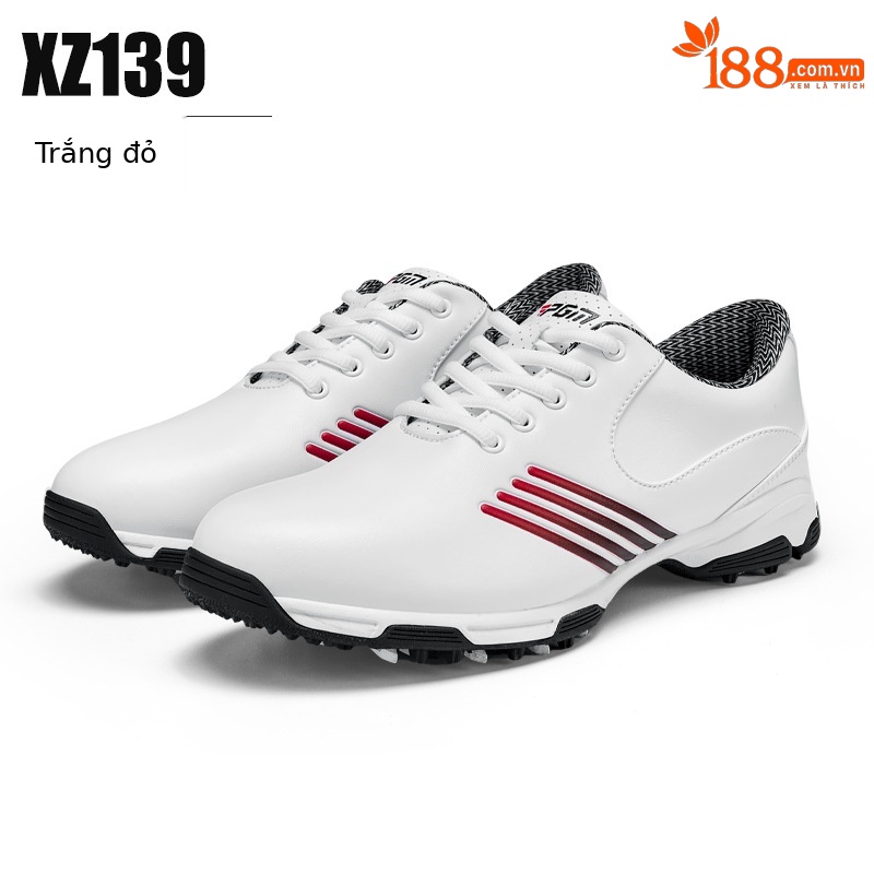 XZ139 trắng đỏ [Dây giày thông thường]