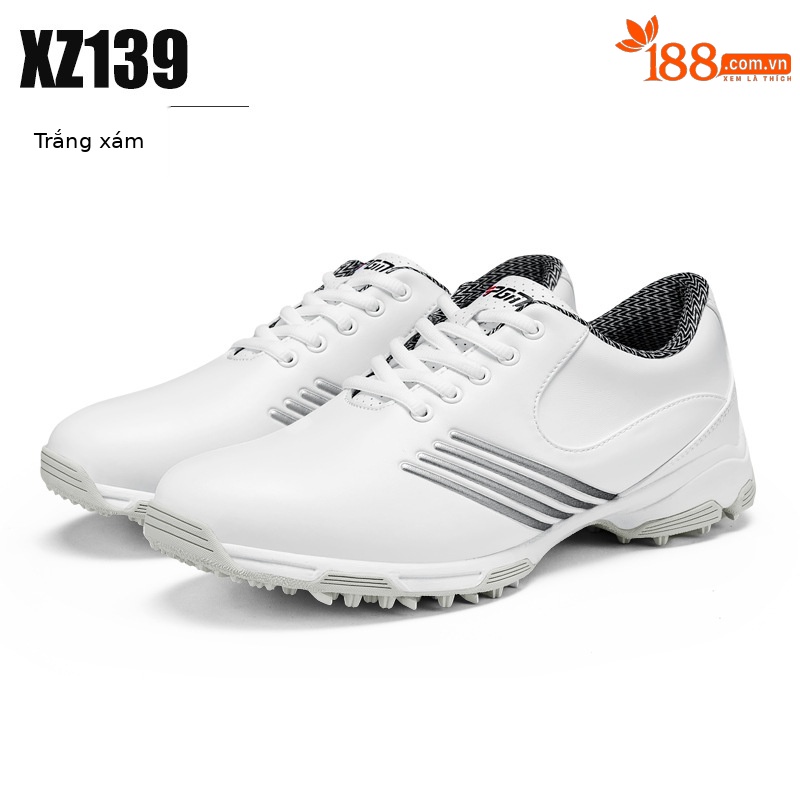 XZ139 Trắng xám [Dây giày thông thường]
