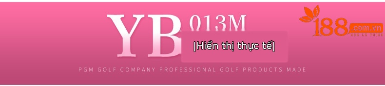 Gậy đánh golf bán nguyệt PGM YB-013M cho nữ bằng thép không gỉ — Putt TUG030: hình bán nguyệt nhỏ YB-013M PGM Nữ chi tiết 11