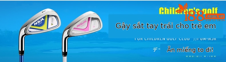 Gậy golf sắt trẻ em PGM NSR Junior tay trái số 7, thân carbon nhẹ, chiều dài tùy chỉnh 95–155 cm — Tay trái số 7 sắt trắng hồng (95-115cm), Tay trái số 7 sắt trắng hồng (115-135cm), Tay trái số 7 sắt trắng hồng (135-155cm), Tay trái số 7 sắt Xanh Lục (95-115cm) chi tiết 9