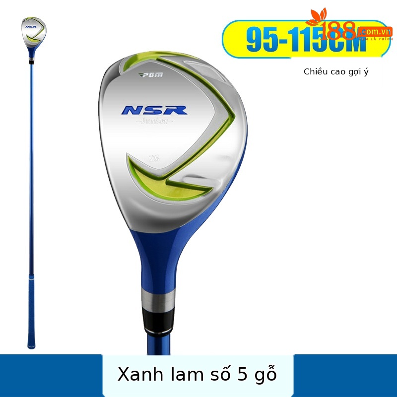 Tay trái màu xanh lá cây xanh #5 gỗ (95-115cm)