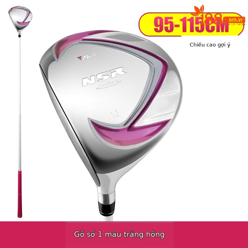 Tay trái trắng hồng # số 1 gỗ (95-115cm)