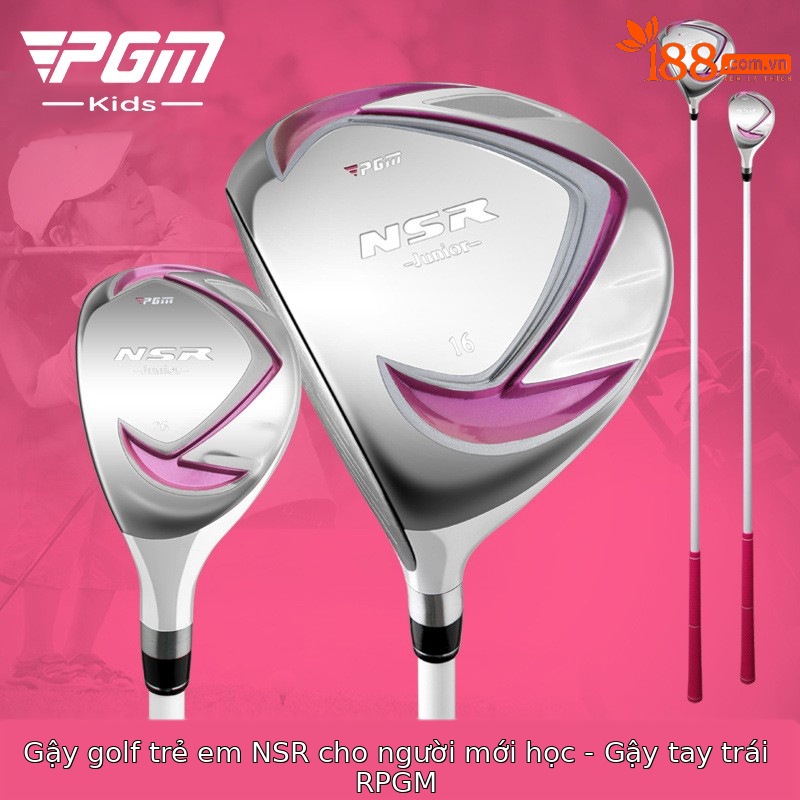 Gậy đánh golf trẻ em PGM NSR Junior bộ gỗ số 1 và số 5 tay trái — Tay trái màu xanh lục # số 1 gỗ (95-115cm), Tay trái màu xanh lục # số 1 gỗ (115-135cm), Tay trái màu xanh lục # số 1 gỗ (135-155cm), Tay trái màu xanh lá cây xanh #5 gỗ (95-115cm)