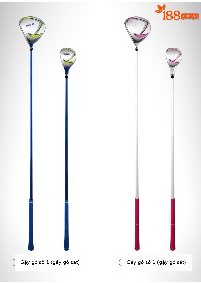 Gậy đánh golf trẻ em PGM NSR Junior bộ gỗ số 1 và số 5 tay trái — Tay trái màu xanh lục # số 1 gỗ (95-115cm), Tay trái màu xanh lục # số 1 gỗ (115-135cm), Tay trái màu xanh lục # số 1 gỗ (135-155cm), Tay trái màu xanh lá cây xanh #5 gỗ (95-115cm) chi tiết 6