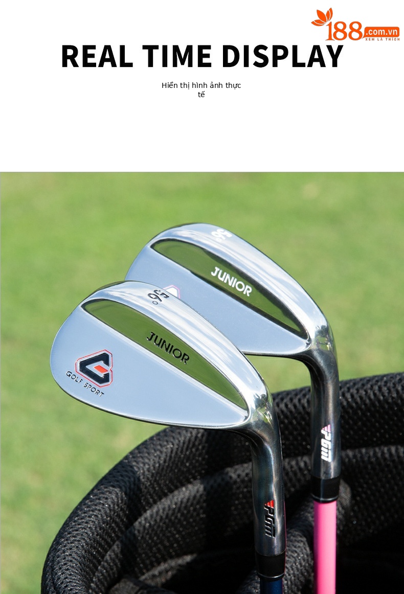 Gậy golf trẻ em PGM gậy cát 56° tay trái/phải cho bé 3–12 tuổi — JRSG001 tay phải bé trai màu xanh lam [thanh cát] 120-135cm, JRSG001 tay phải bé trai màu xanh lam [thanh cát] 135-150cm, JRSG001 tay phải bé trai màu xanh lam [thanh cát] 150-165cm, JRSG001 cô gái tay phải màu hồng [thanh cát] 120-135cm chi tiết 2