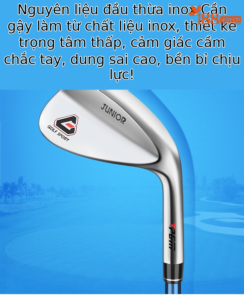 Gậy golf trẻ em PGM gậy cát 56° tay trái/phải cho bé 3–12 tuổi — JRSG001 tay phải bé trai màu xanh lam [thanh cát] 120-135cm, JRSG001 tay phải bé trai màu xanh lam [thanh cát] 135-150cm, JRSG001 tay phải bé trai màu xanh lam [thanh cát] 150-165cm, JRSG001 cô gái tay phải màu hồng [thanh cát] 120-135cm chi tiết 7