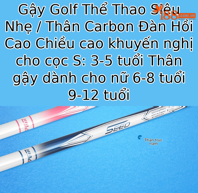Gậy golf trẻ em PGM gậy cát 56° tay trái/phải cho bé 3–12 tuổi — JRSG001 tay phải bé trai màu xanh lam [thanh cát] 120-135cm, JRSG001 tay phải bé trai màu xanh lam [thanh cát] 135-150cm, JRSG001 tay phải bé trai màu xanh lam [thanh cát] 150-165cm, JRSG001 cô gái tay phải màu hồng [thanh cát] 120-135cm chi tiết 26