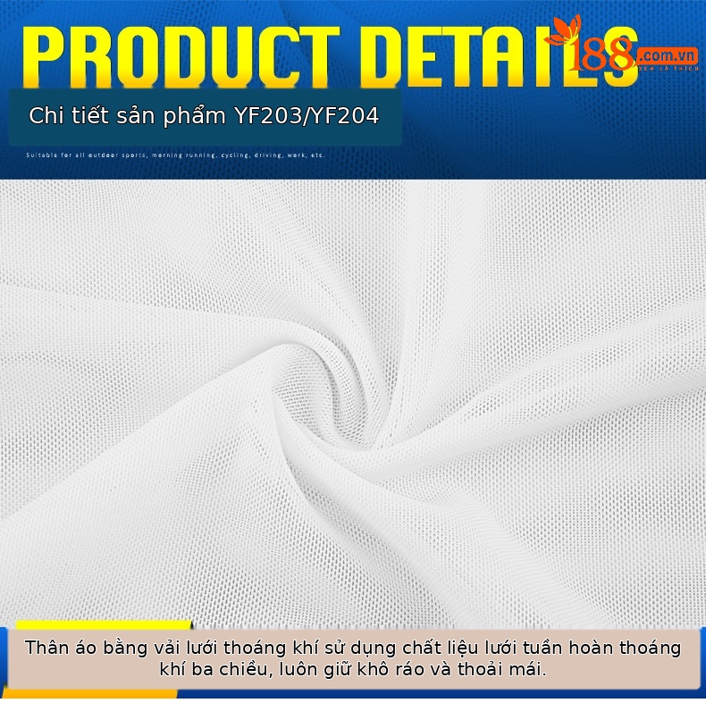 Áo chống nắng golf nữ tay lỡ dáng dài chất lụa mềm — Nửa Áo sơ mi cơ sở YF204 (có mặt nạ), YF203 cổ tròn băng lụa tay áo nửa đáy chi tiết 29