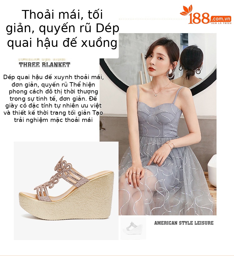 Dép sandal cao gót nữ hở mũi đế xuồng platform siêu cao 11 cm mùa hè 2025 — Màu vàng 11cm, Màu đen 11cm chi tiết 1